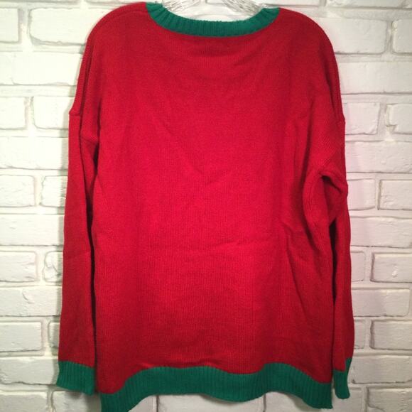 Ugly Christmas Sweater Holiday Cat themed XXL runs a little smaller - Picture 4 of 5